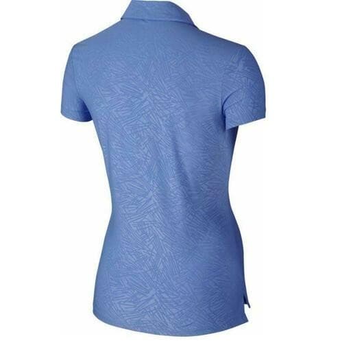 Nike Women's Dri-Fit Precision Embossed Golf Polo Small Chalk Blue - Thumbnail 5