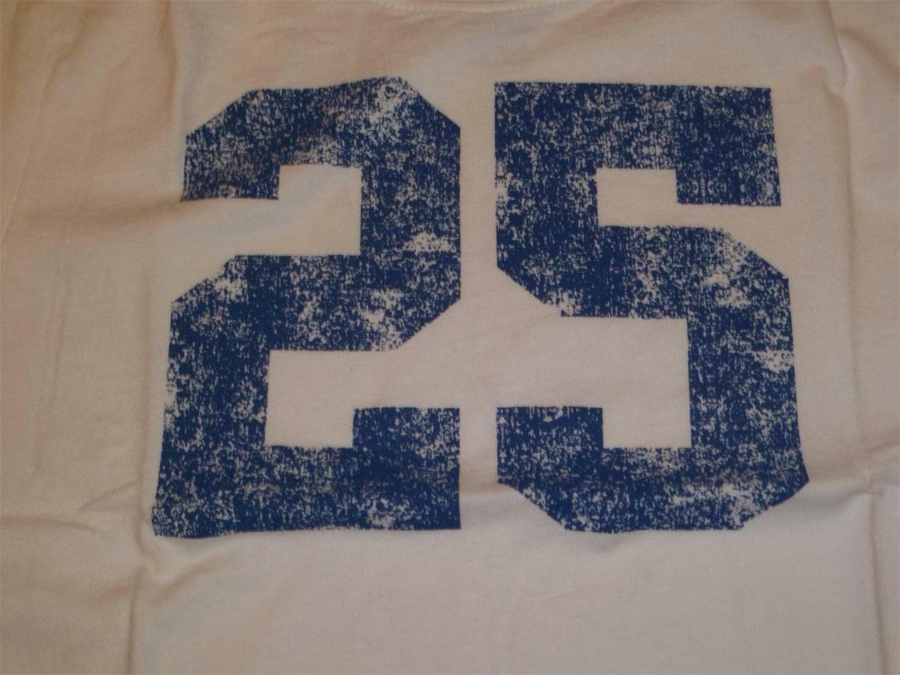 The Children's Place Boy's Football Jersey Cotton Short Sleeve Tee White M 7/8 - Thumbnail 2
