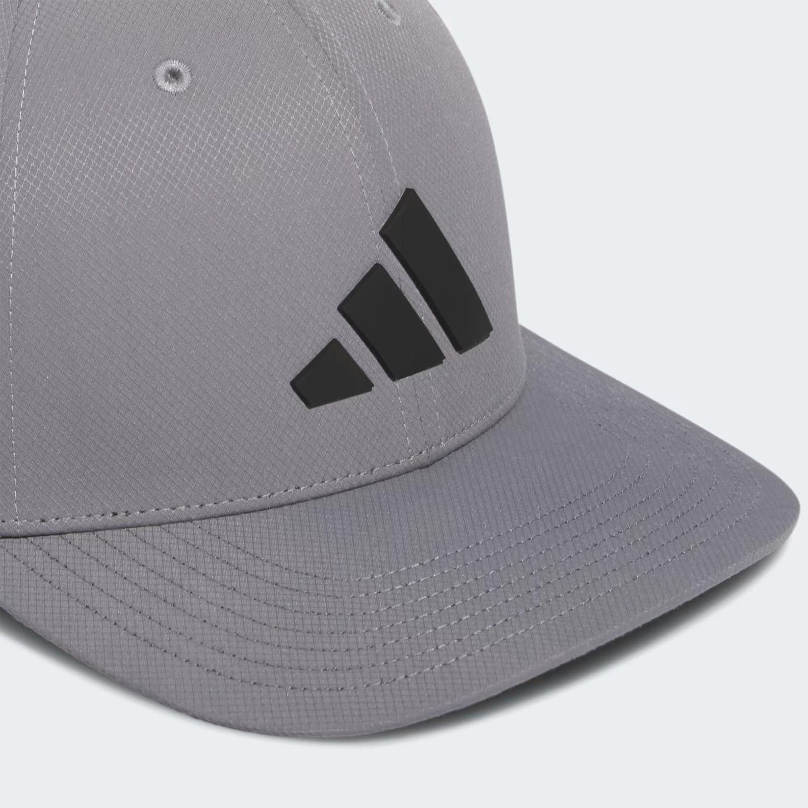 Adidas Men's Raised Tricot Snapback OSFM Baseball Cap Adjustable Gray $37 Value - Thumbnail 3