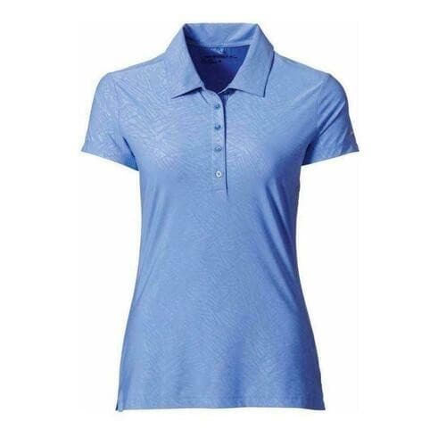 Nike Women's Dri-Fit Precision Embossed Golf Polo Small Chalk Blue - Thumbnail 4