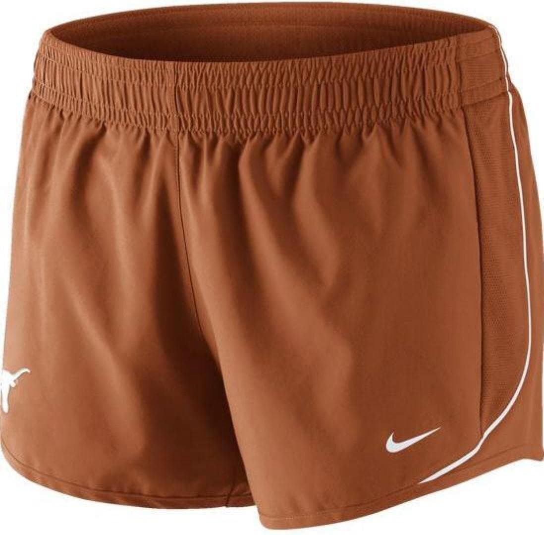 Nike Women's Texas Longhorns Dri-Fit 10K Shorts Burnt Orange Small X-Small