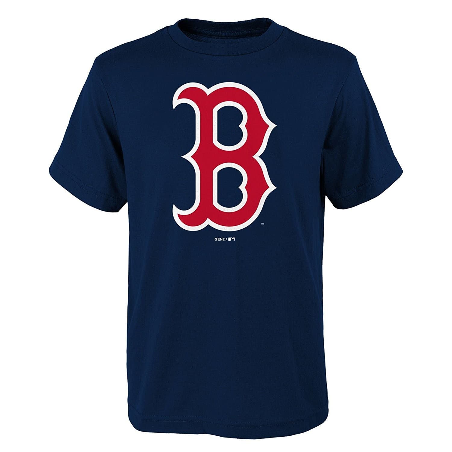 Outerstuff Boston Red Sox Youth Boys Primary Logo Cotton T-Shirt XL Blue - Thumbnail 5