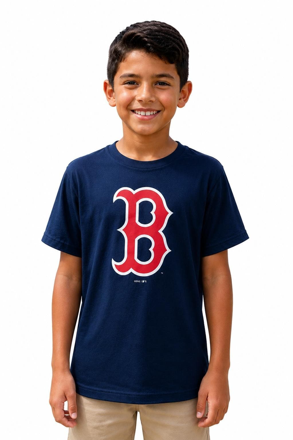 Outerstuff Boston Red Sox Youth Boys Primary Logo Cotton T-Shirt XL Blue - Thumbnail 6