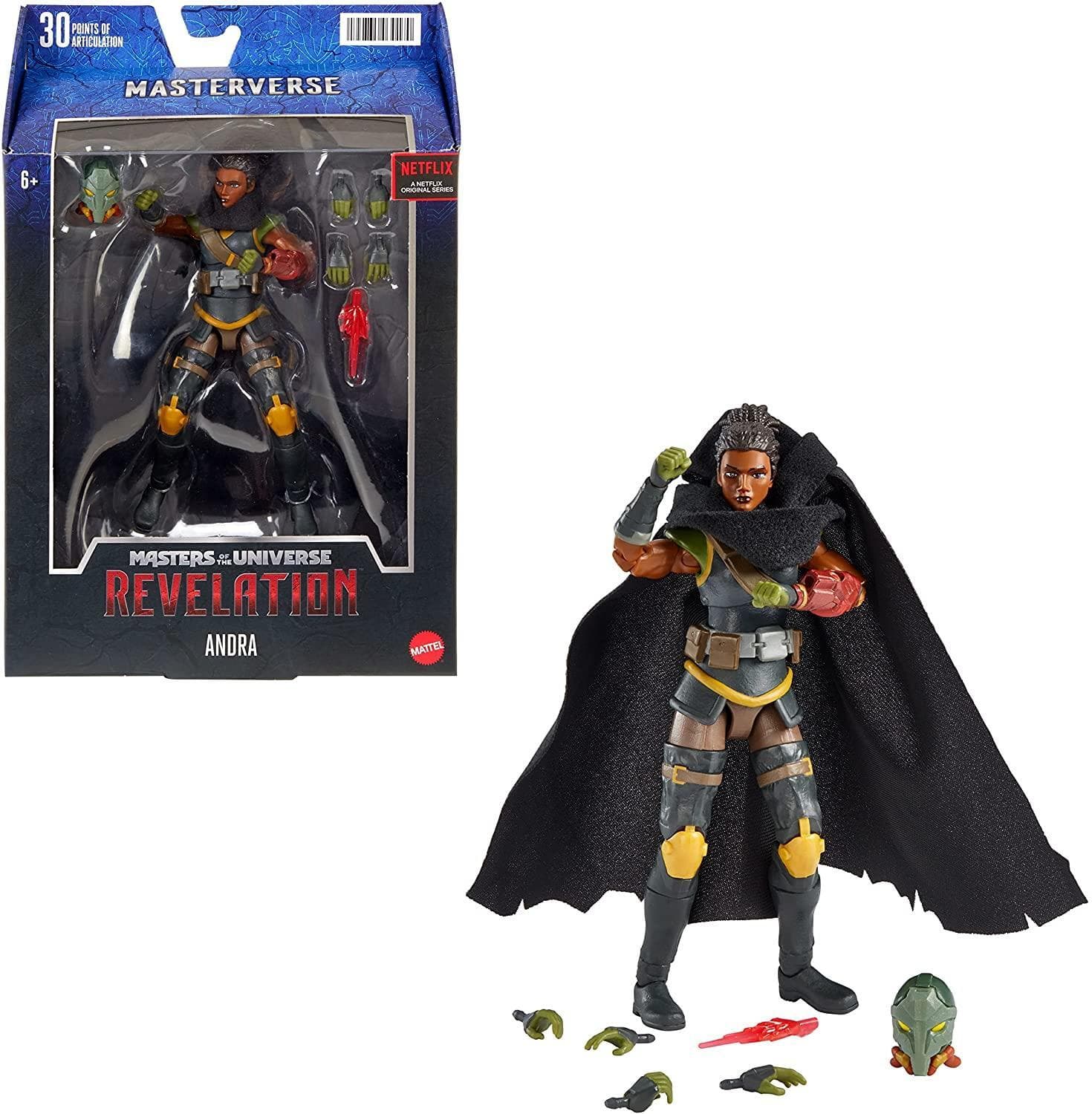 Masters of the Universe (MOTU) Masterverse Revelation Andra Action Figure - Thumbnail 2