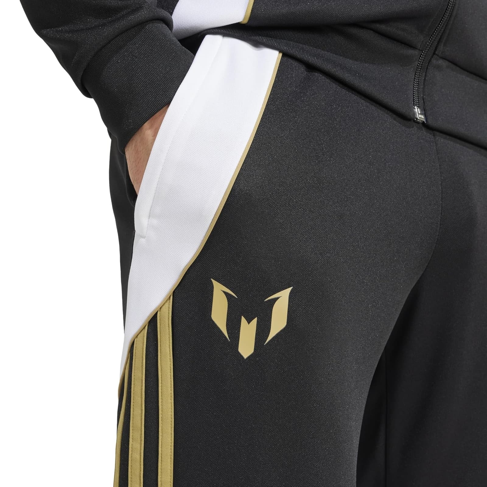 Adidas Men’s Messi Aeroready Soccer Training Pants Athletic Track Bottoms Large - Thumbnail 5