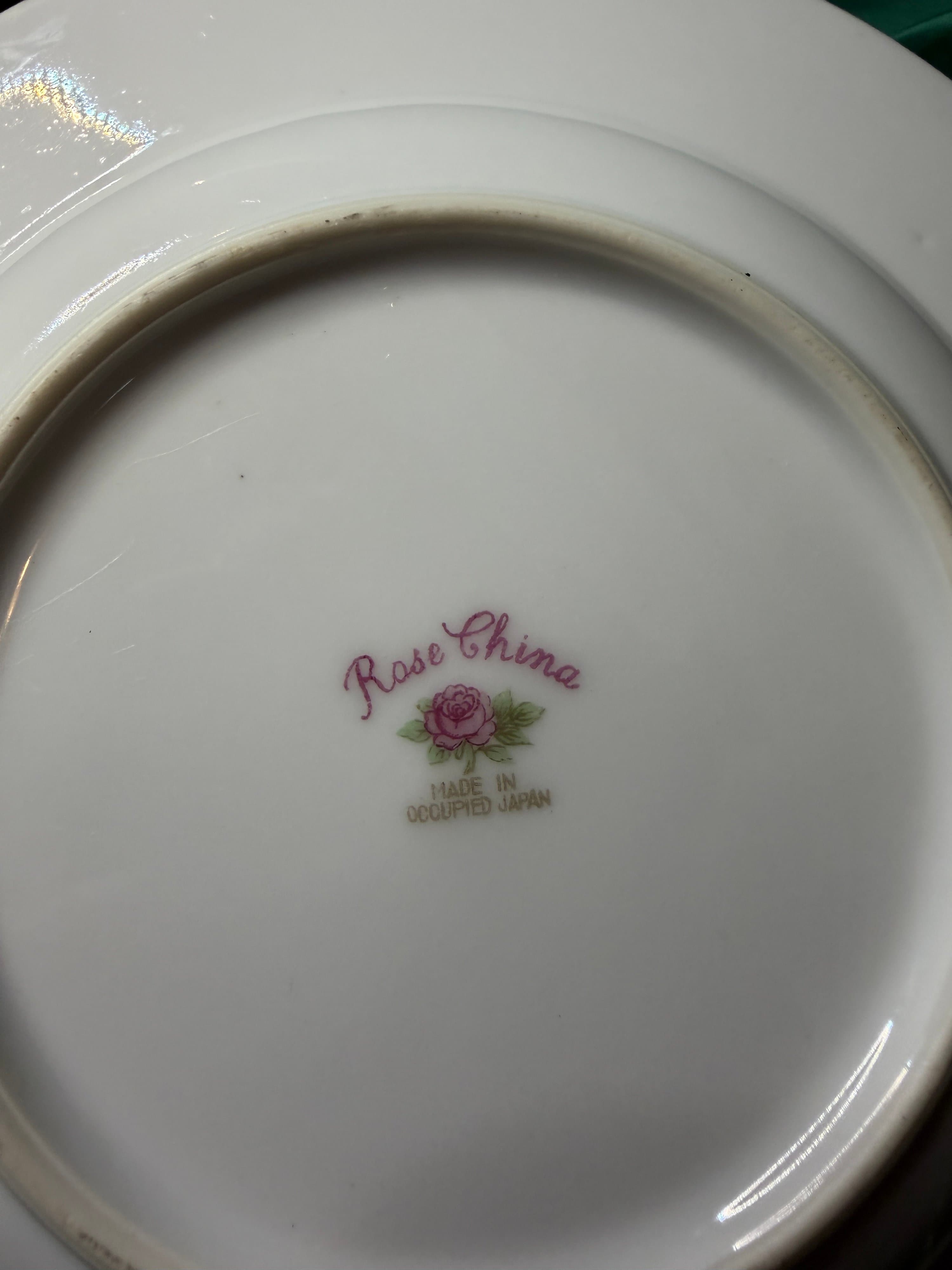 Movie Prop Vintage Rose China Occupied Japan Clermont Bowl Film Provenance - Thumbnail 2