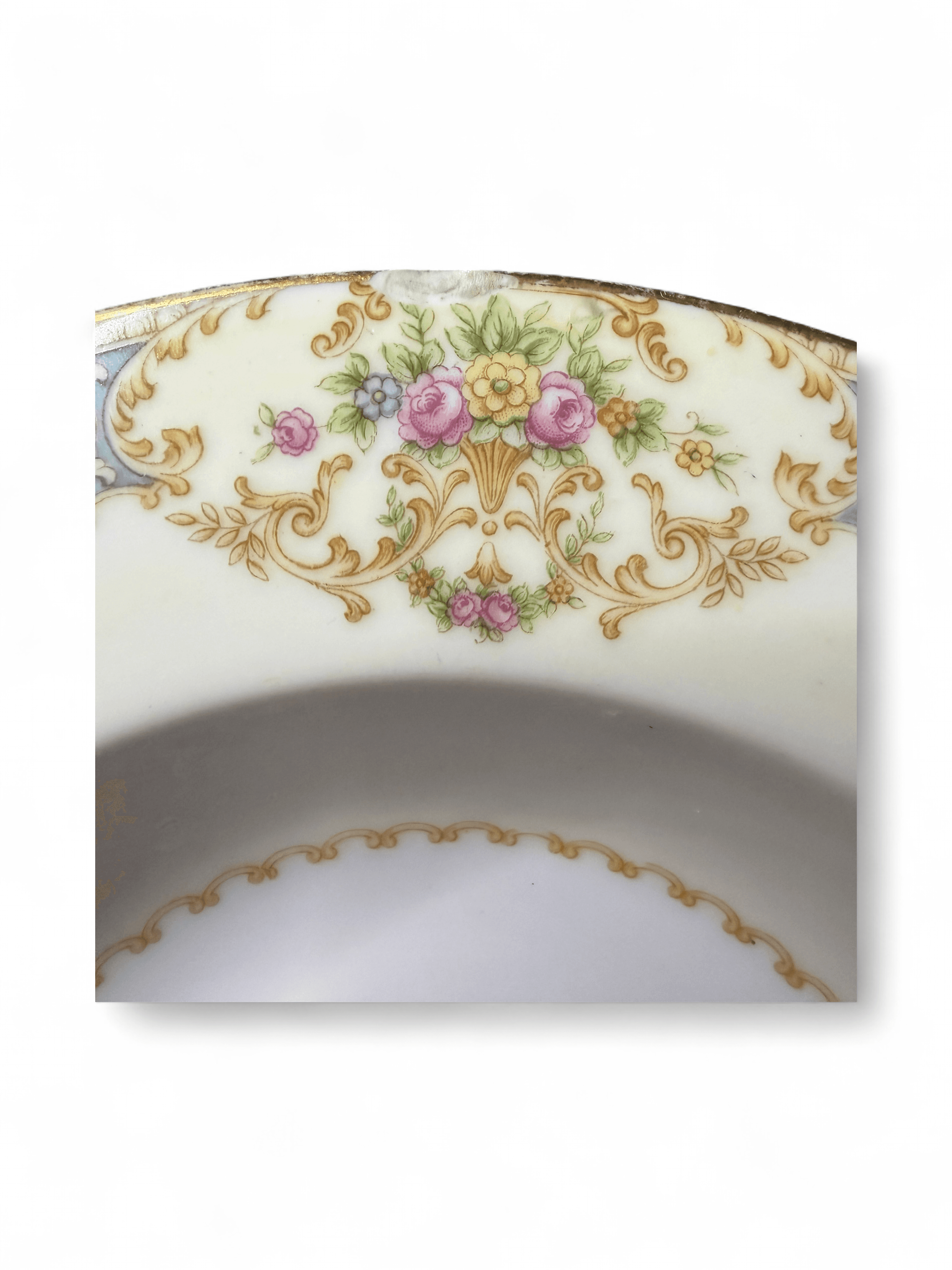 Movie Prop Vintage Rose China Occupied Japan Clermont Bowl Film Provenance - Thumbnail 4