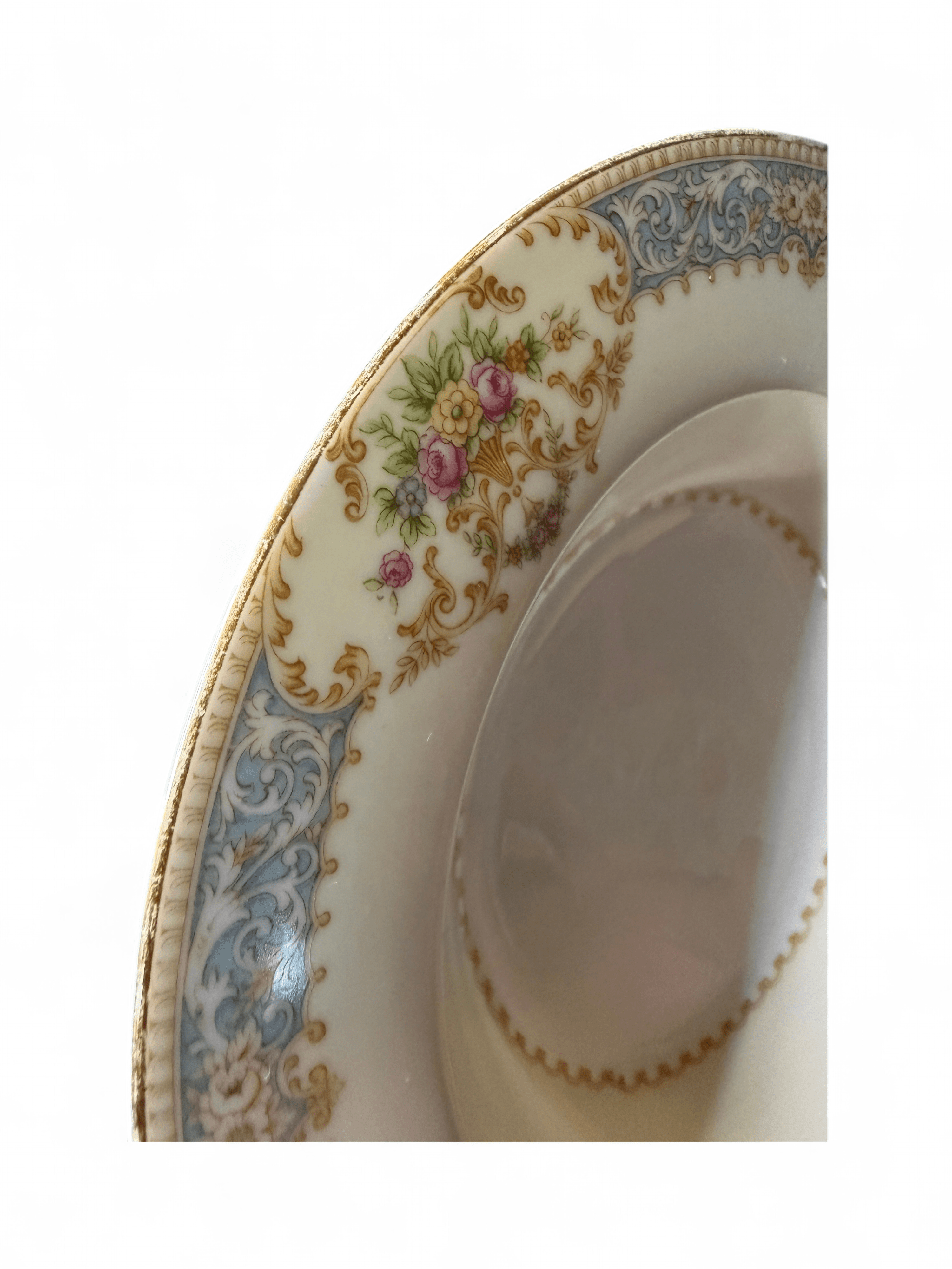 Movie Prop Vintage Rose China Occupied Japan Clermont Bowl Film Provenance - Thumbnail 6