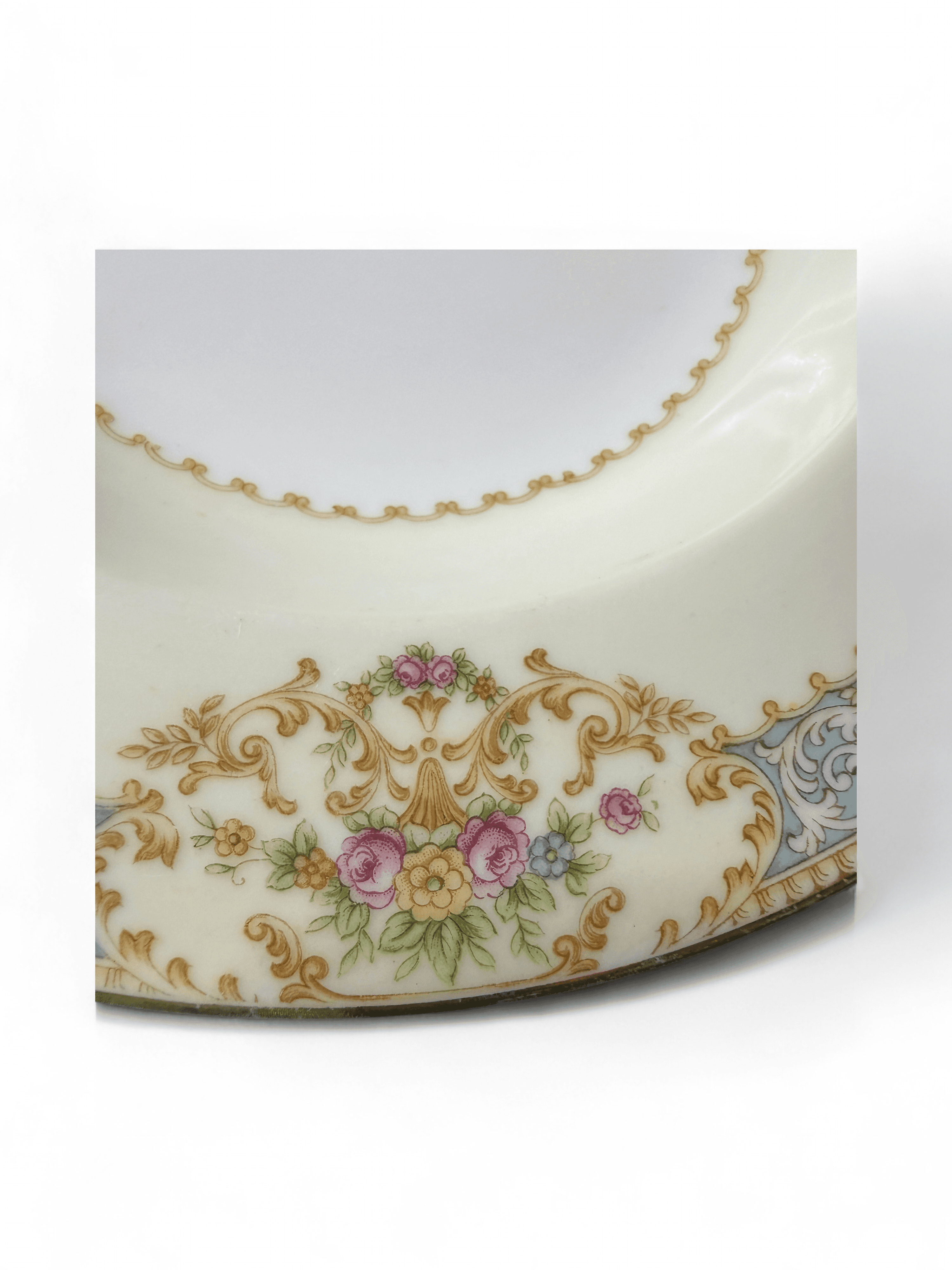 Movie Prop Vintage Rose China Occupied Japan Clermont Bowl Film Provenance - Thumbnail 8
