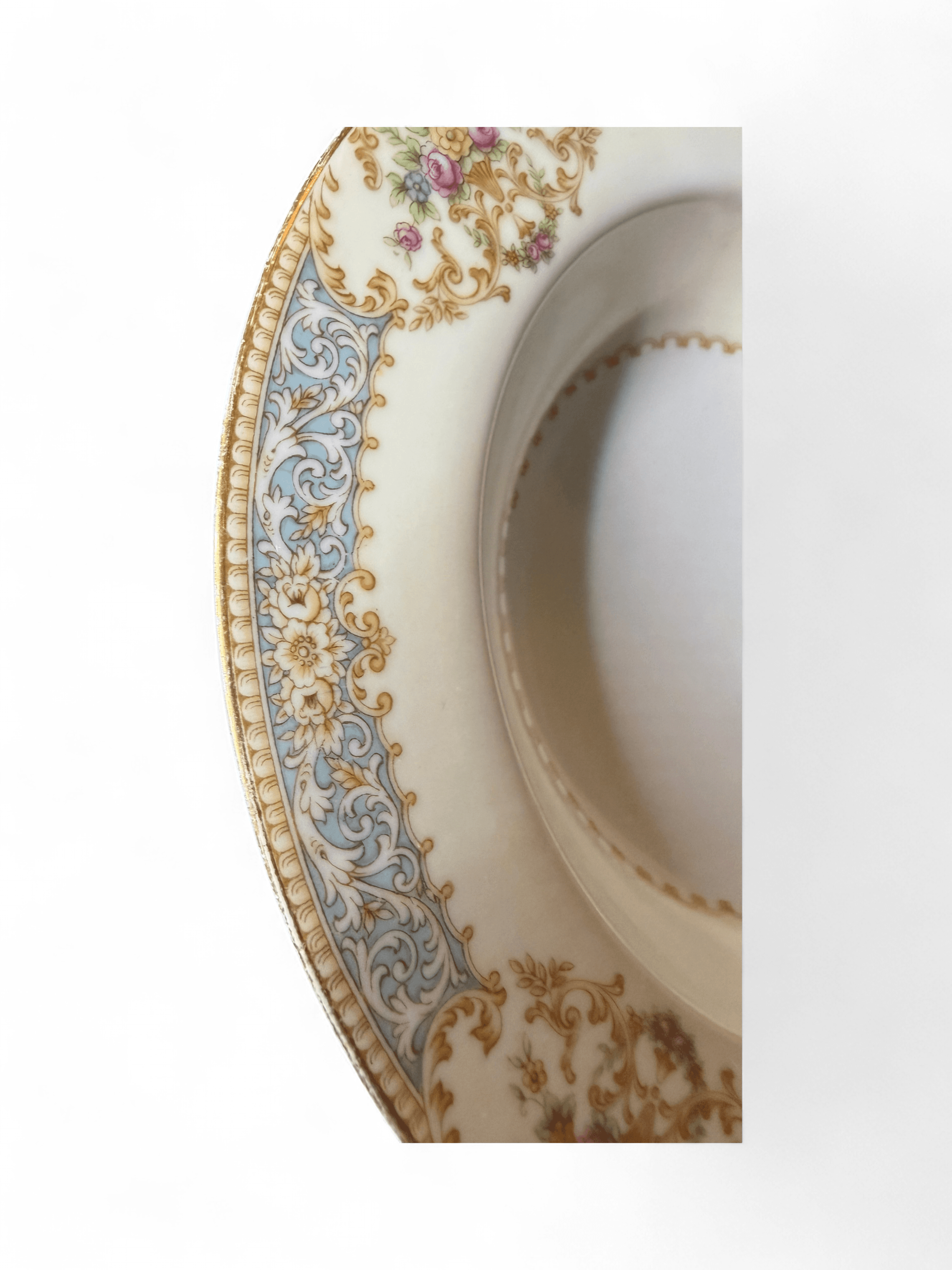 Movie Prop Vintage Rose China Occupied Japan Clermont Bowl Film Provenance - Thumbnail 13