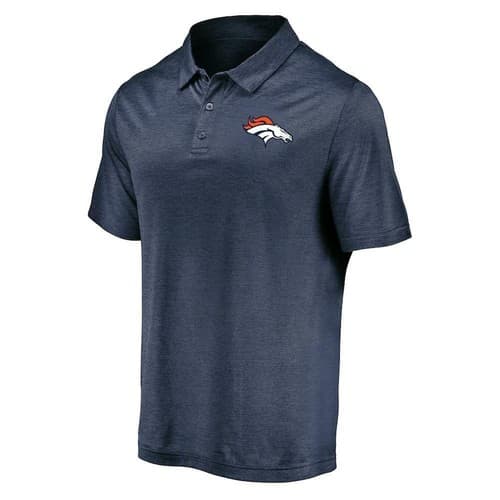 Majestic Men's Denver Broncos Performance Polyester Positive Production Polo - Thumbnail 2