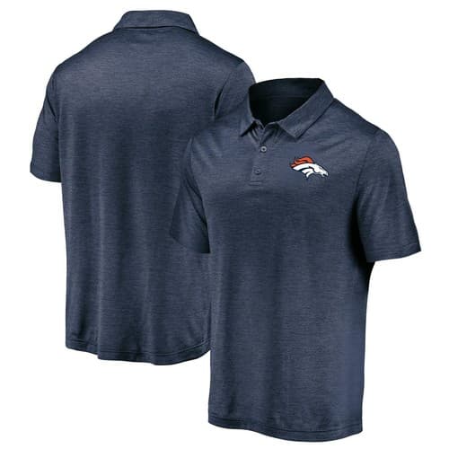Majestic Men's Denver Broncos Performance Polyester Positive Production Polo - Image 1