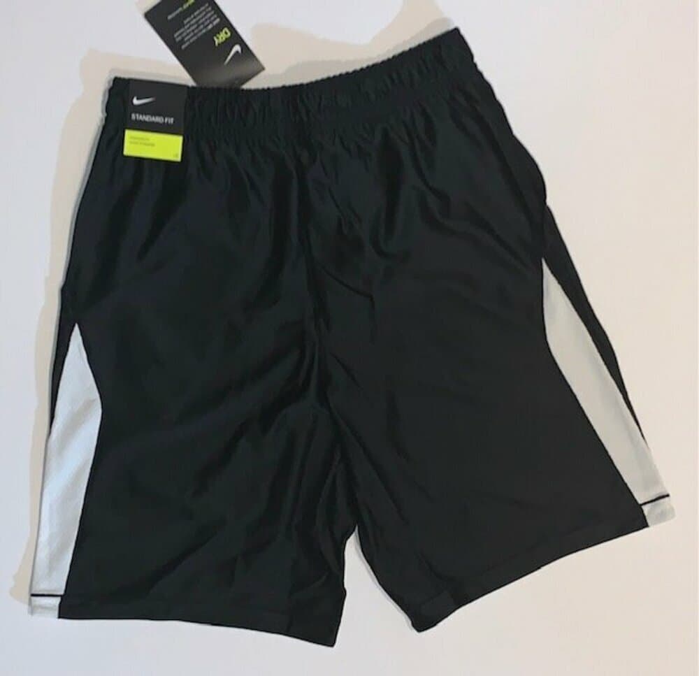 Nike Boy's Dri-Fit Graphic Athletic Training Shorts Black Large Medium - Thumbnail 6