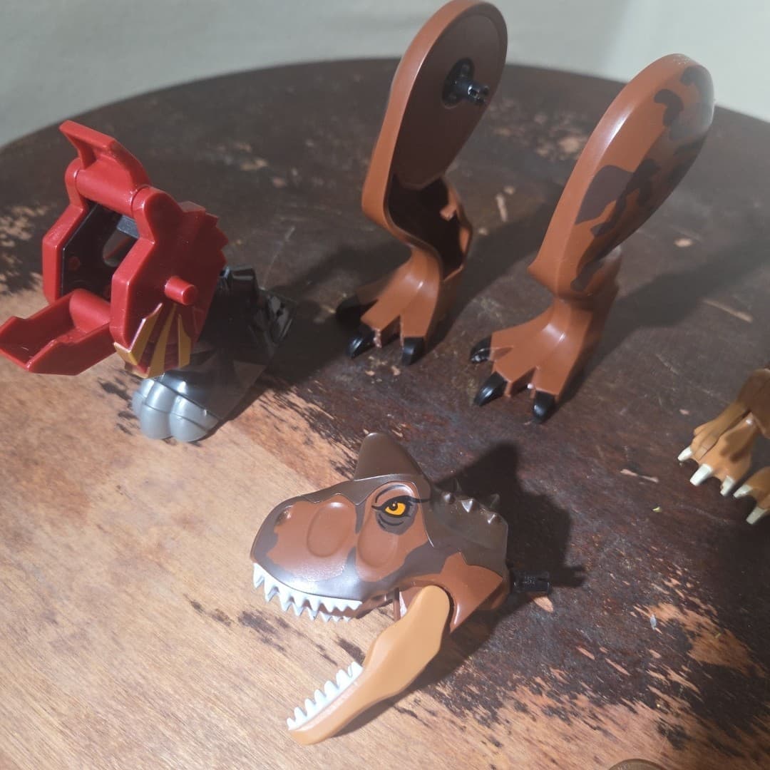 Lego Jurassic World: Animal: Dinosaur Stygimoloch And Parts Of Another - Thumbnail 5