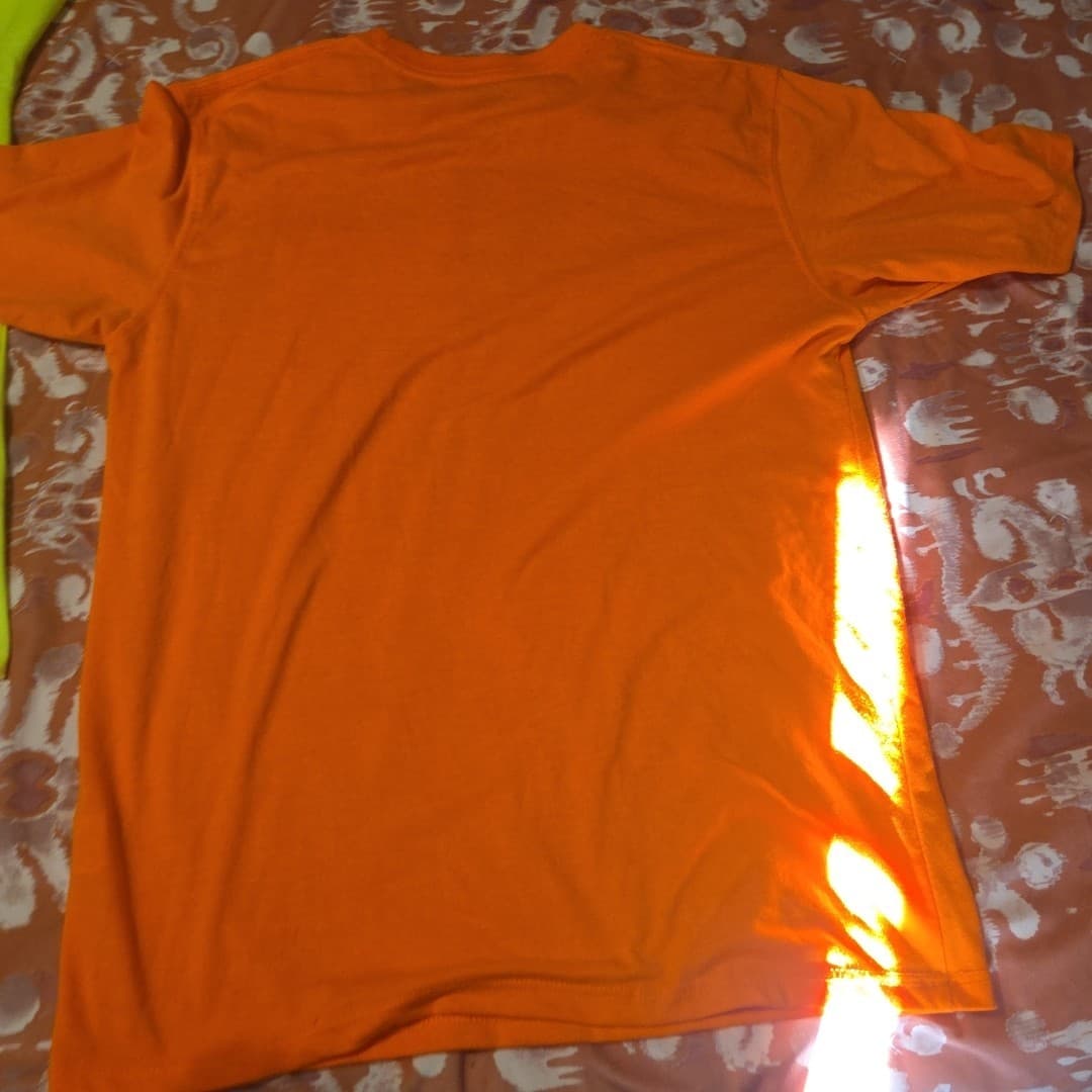 2 KEY MEN'S HI VIS YELLOW & ORANGE SAFETY T-SHIRTS Size MED - Thumbnail 7