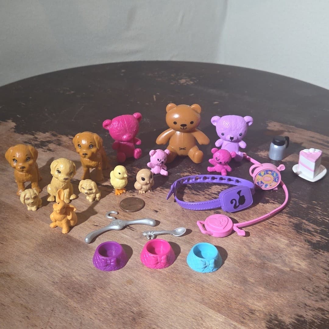 Barbie Doll Assorted Lot Of 23 Accessories, Animals, Ect - Thumbnail 2