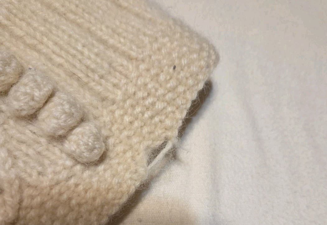 Vintage Knitted Pure Wool Cardigan By Blarney Woonlen Mills - Thumbnail 4