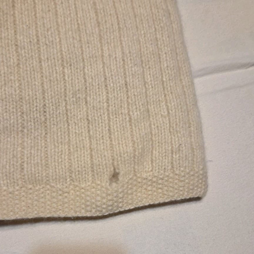 Vintage Knitted Pure Wool Cardigan By Blarney Woonlen Mills - Thumbnail 6