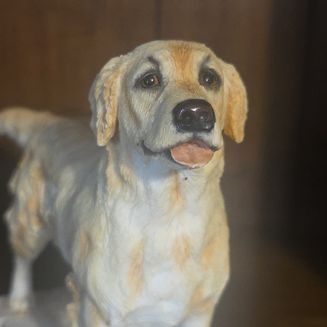 Golden Retriever Standing Dog Figurine Sherratt Simpson - Thumbnail 6