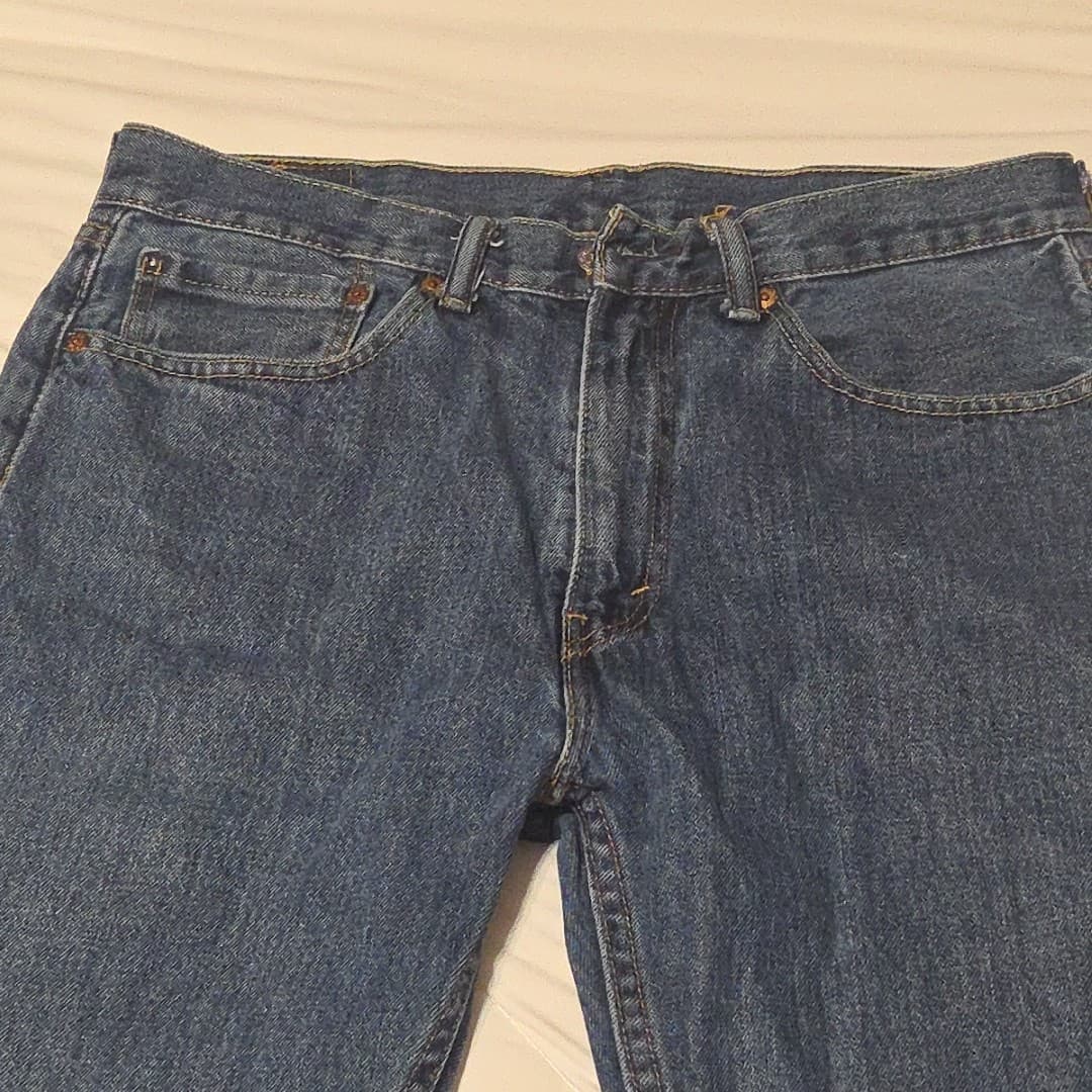 Levis 505 34x30 Made in USA for Work Pants No Holes - Thumbnail 2