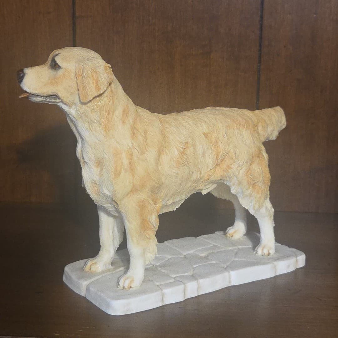 Golden Retriever Standing Dog Figurine Sherratt Simpson - Thumbnail 2