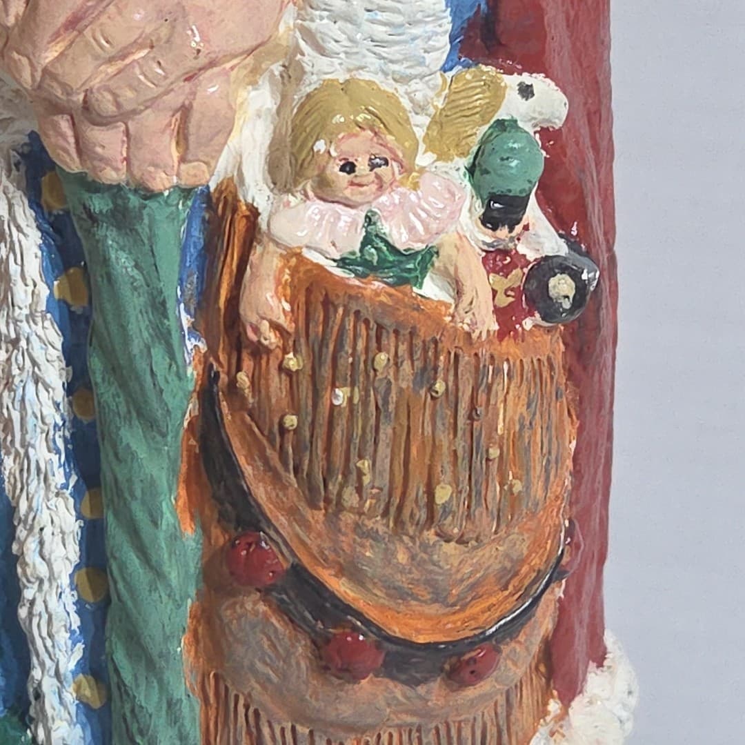 Vintage Wee Crafts Santa of Colonial America 21631 Paint Ceramic Kit Christmas - Thumbnail 6