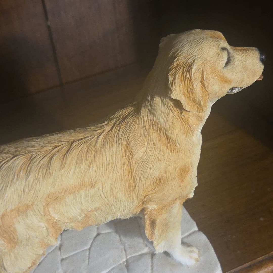 Golden Retriever Standing Dog Figurine Sherratt Simpson - Thumbnail 9