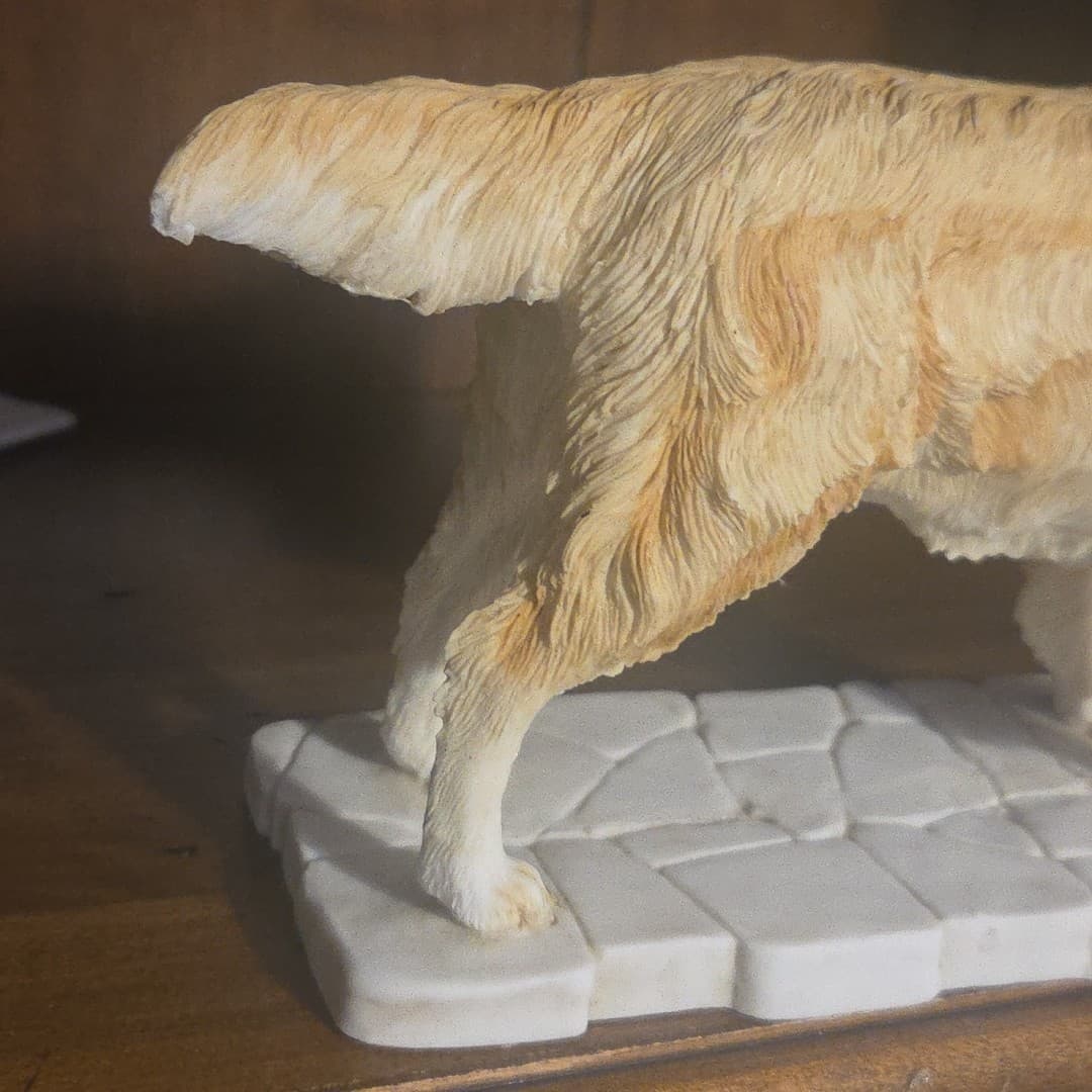 Golden Retriever Standing Dog Figurine Sherratt Simpson - Thumbnail 7