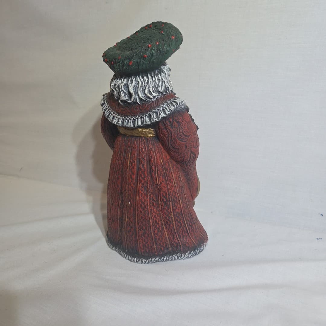 Hand Painted Ceramic Noah Figurine Ark Animals Santa Father Christmas 10" - Thumbnail 6