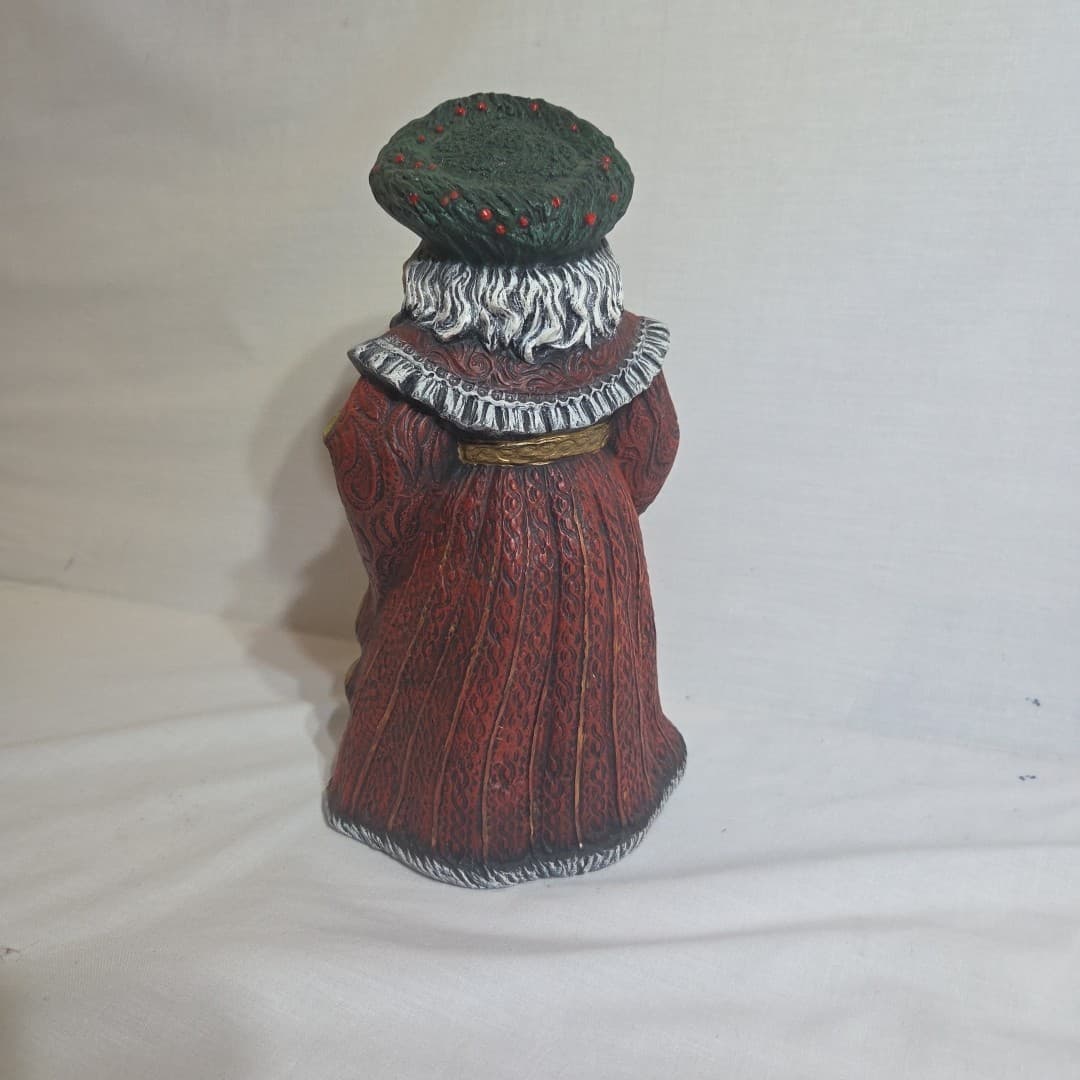 Hand Painted Ceramic Noah Figurine Ark Animals Santa Father Christmas 10" - Thumbnail 5