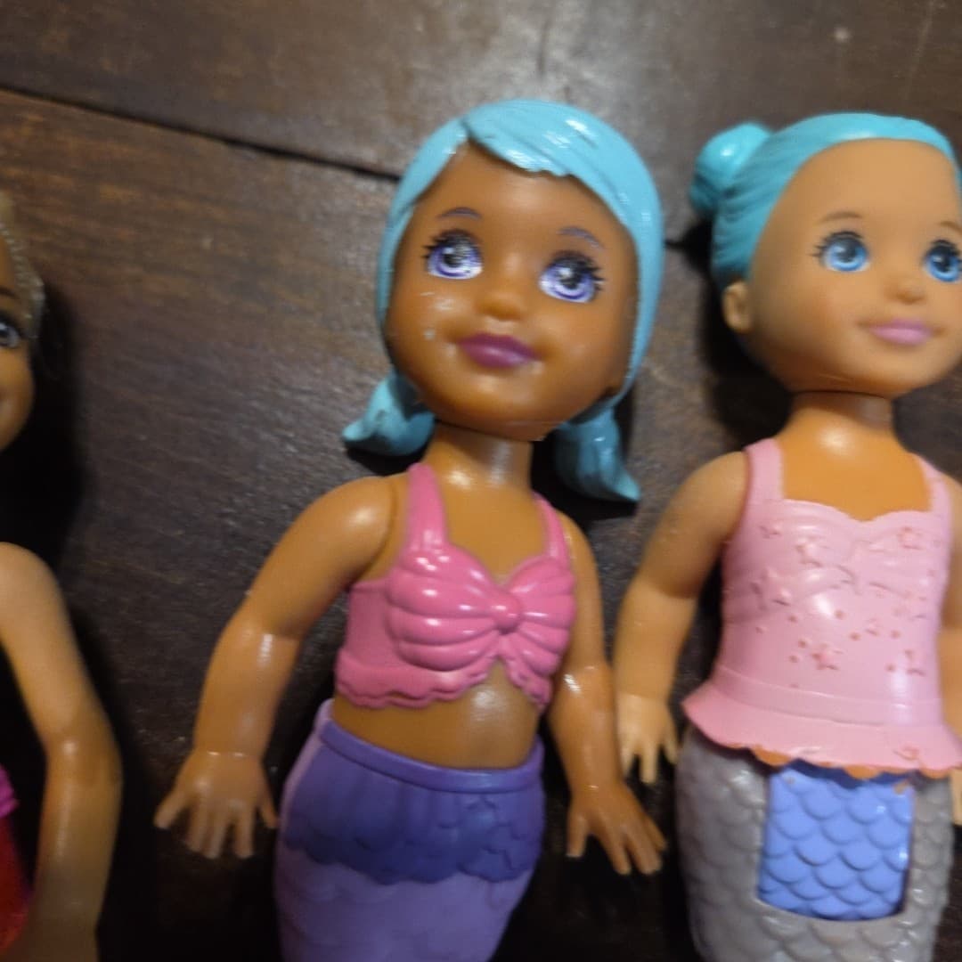 Lot Of Mermaid Dolls Barbie Mattel Disney's Arial Total Assorted - Thumbnail 10