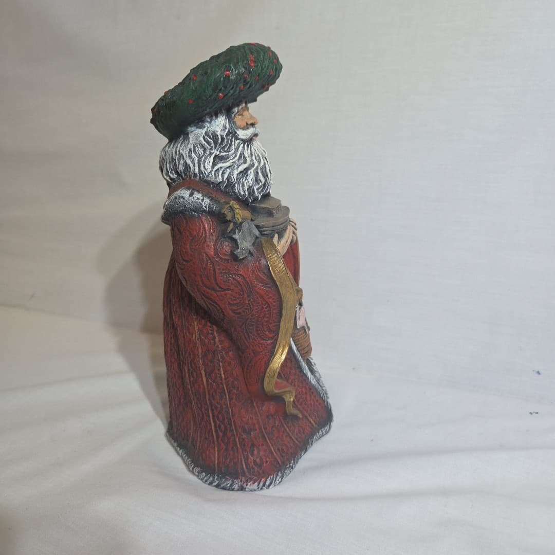 Hand Painted Ceramic Noah Figurine Ark Animals Santa Father Christmas 10" - Thumbnail 7