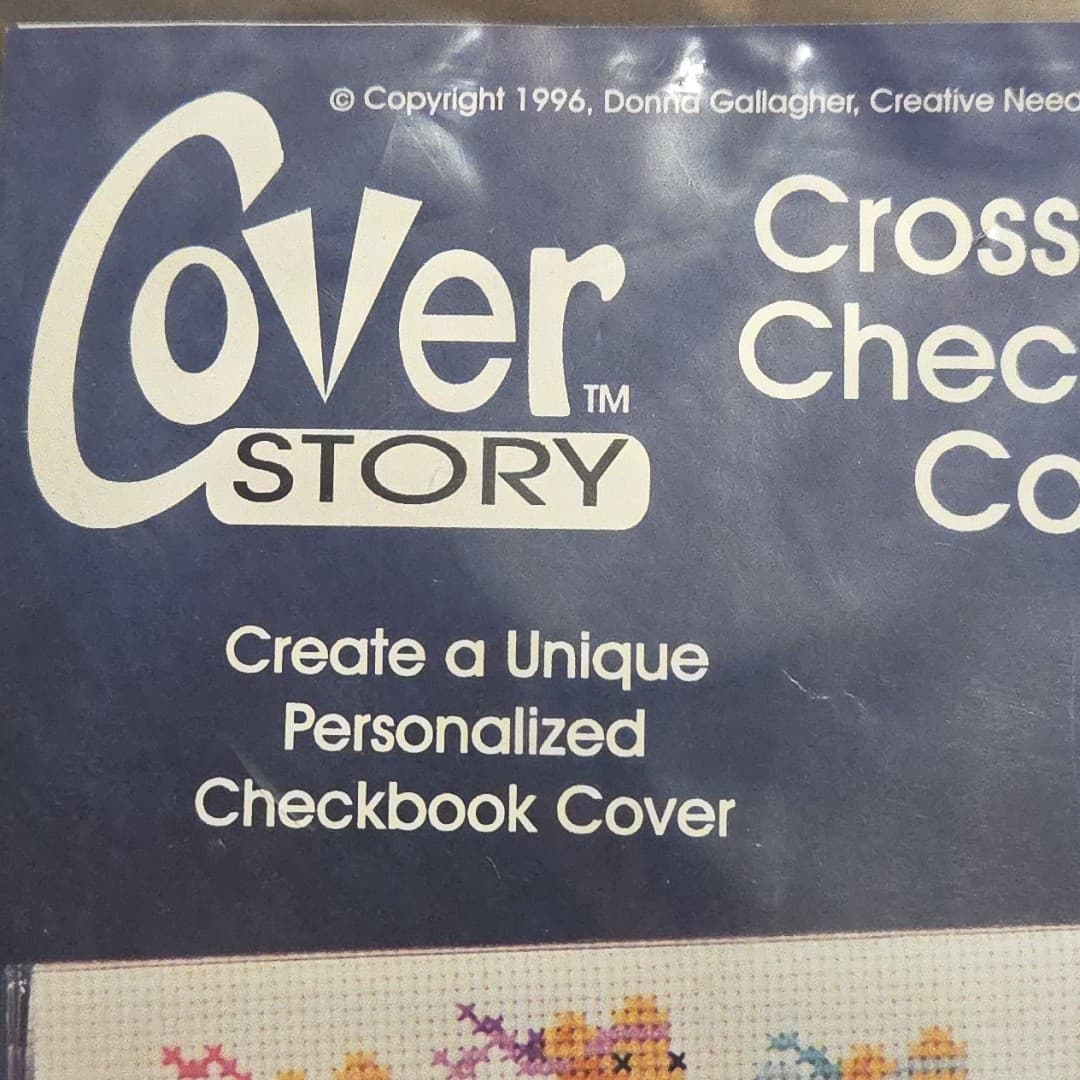 Donna Gallagher Counted Cross Stitch Kit Checkbook Cover BEARS Runnin On Empty - Thumbnail 5