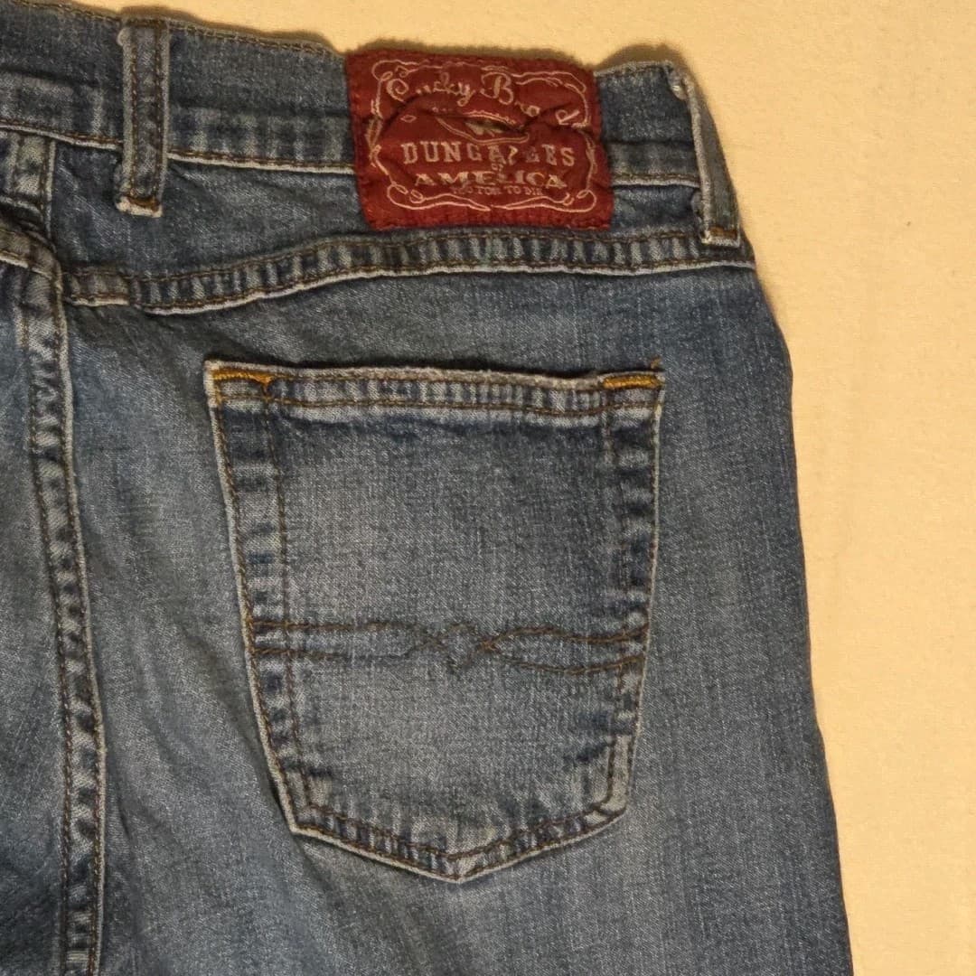 LUCKY BRAND Jean womens 10/30 Dungaree Medium wash - Thumbnail 8