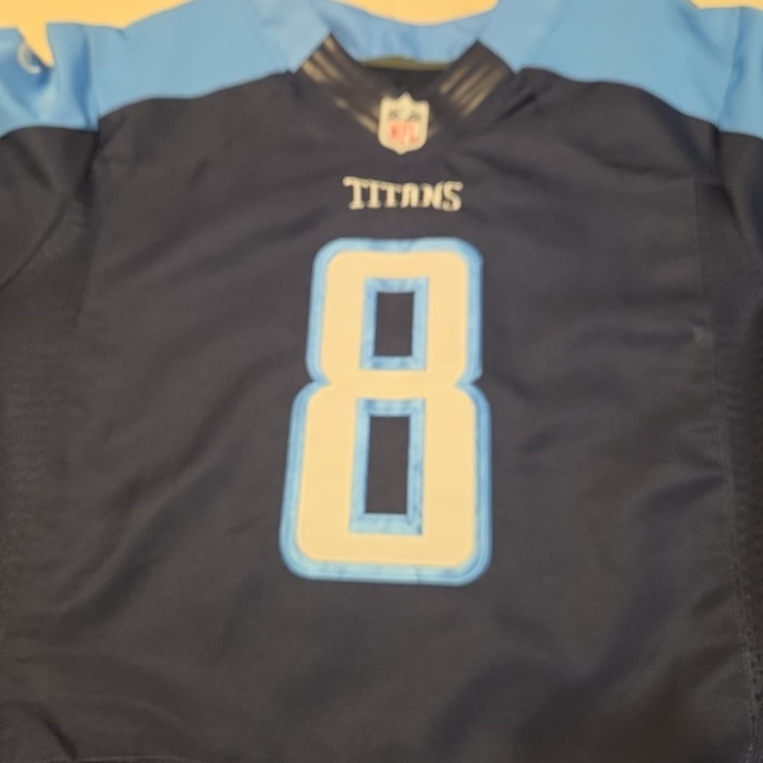 Marcus Mariota Nike #8 Tennessee Titans Jersey Size 52 - Thumbnail 3