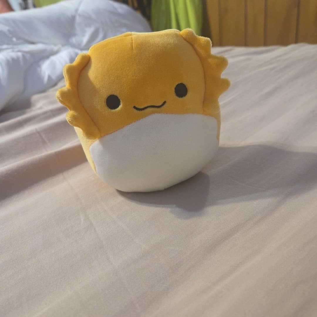 Squishmallows Bertwin Bearded Dragon 5" Plush Soft Gold Pet Lizard - Thumbnail 4