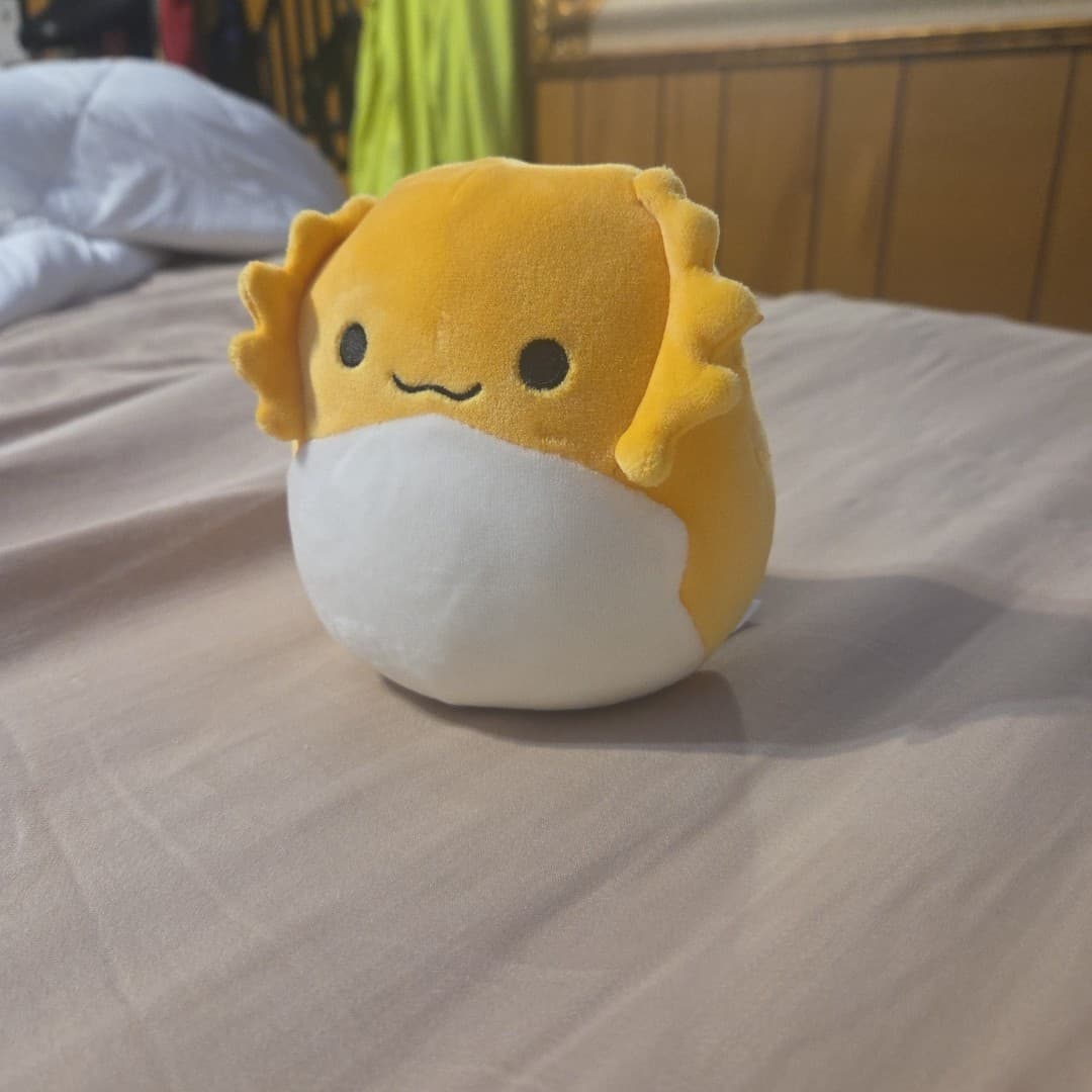 Squishmallows Bertwin Bearded Dragon 5" Plush Soft Gold Pet Lizard