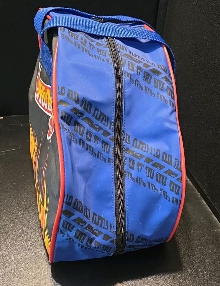Rare VTG HOT WHEELS DUFFLE/BOWLING Bag HTF VINTAGE - Thumbnail 2