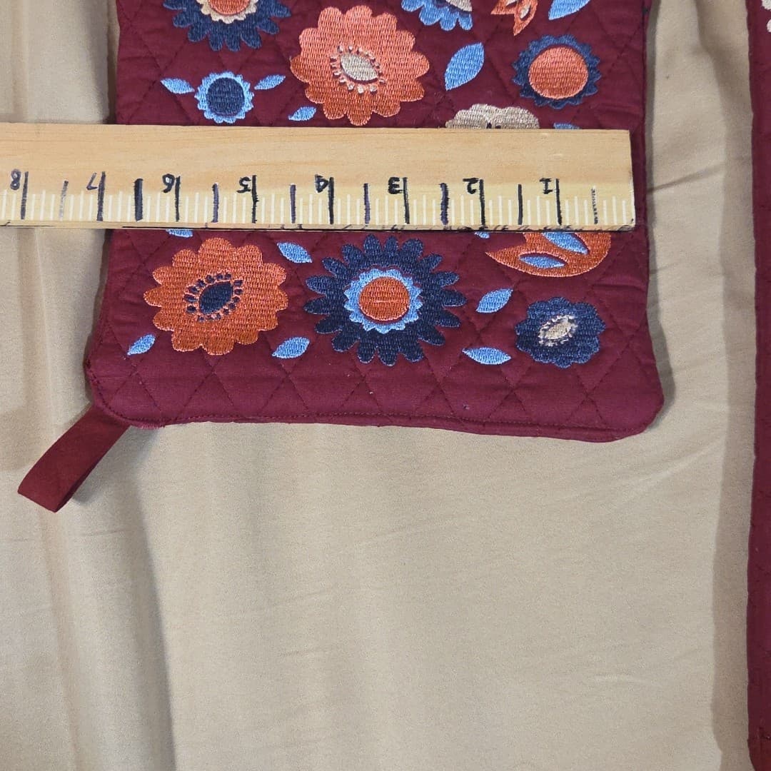 Alyssa Brieanne Oven Mit Pot Holder Set Of 2: Sweet Spring Colorway - Thumbnail 7