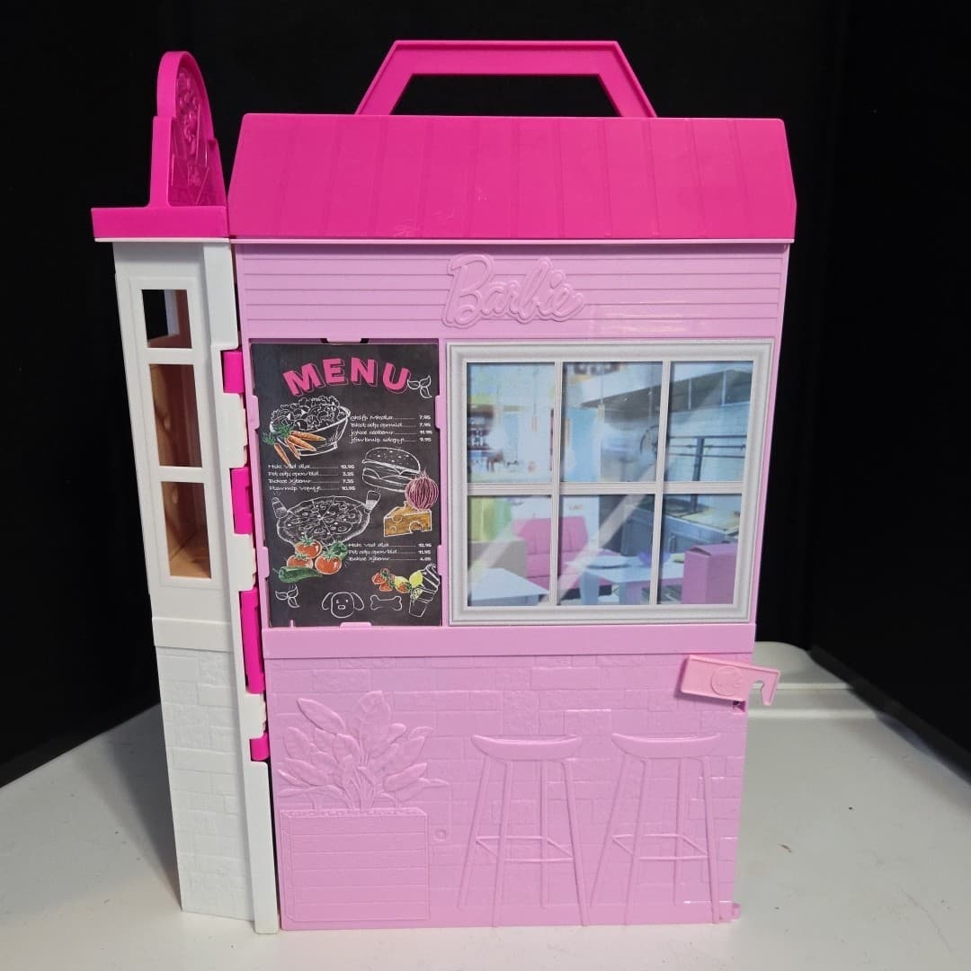 Barbie Cook N Grill Restaurant Doll Play Set 2020 Mattel Incomplete - Thumbnail 9