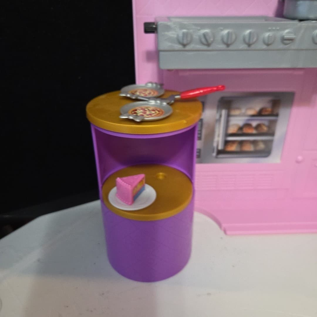 Barbie Cook N Grill Restaurant Doll Play Set 2020 Mattel Incomplete - Thumbnail 5