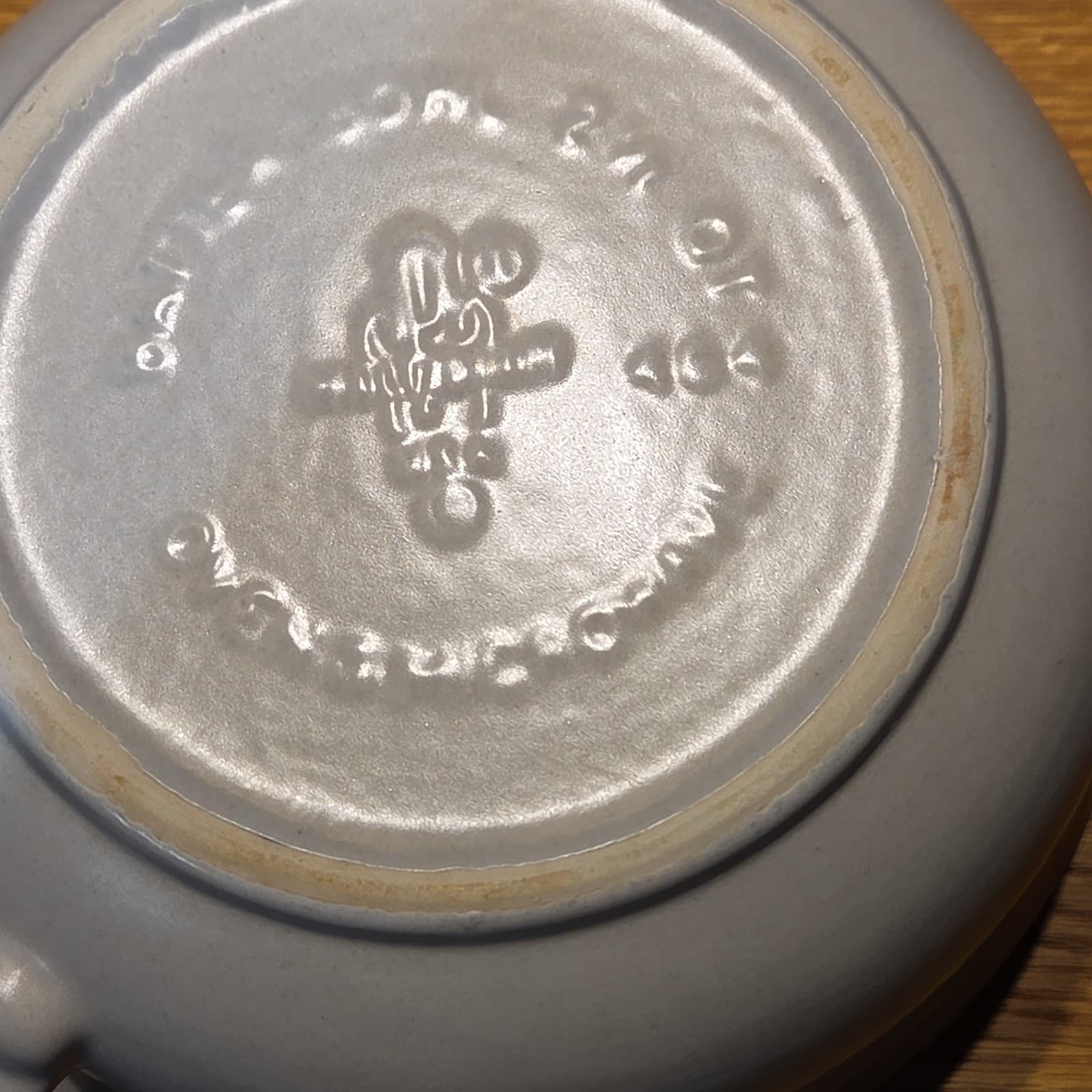 Vintage Pfalzgraff Batter Bowl 2.5 Quart Blue Yorktowne Pattern Made In USA - Thumbnail 4