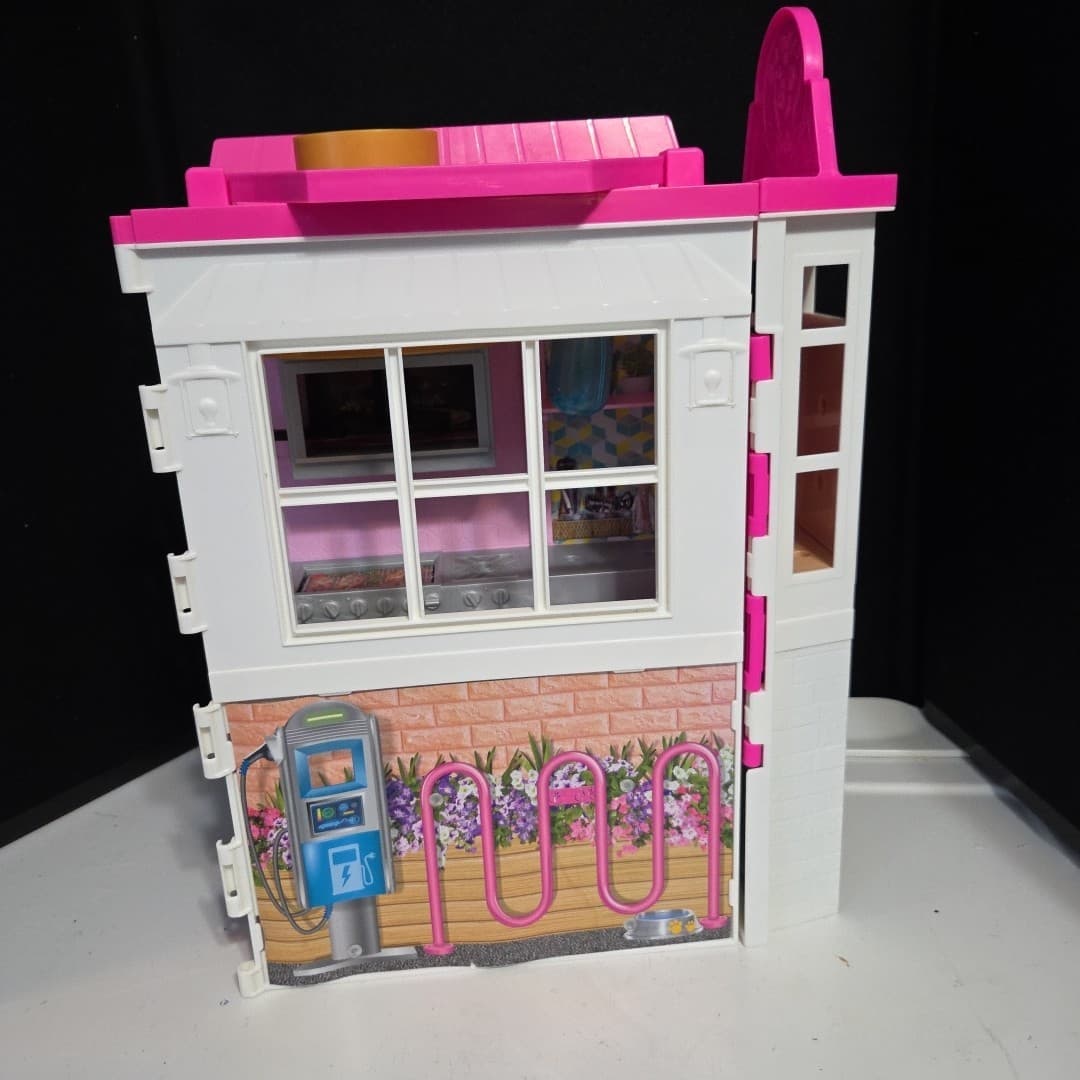 Barbie Cook N Grill Restaurant Doll Play Set 2020 Mattel Incomplete - Thumbnail 11
