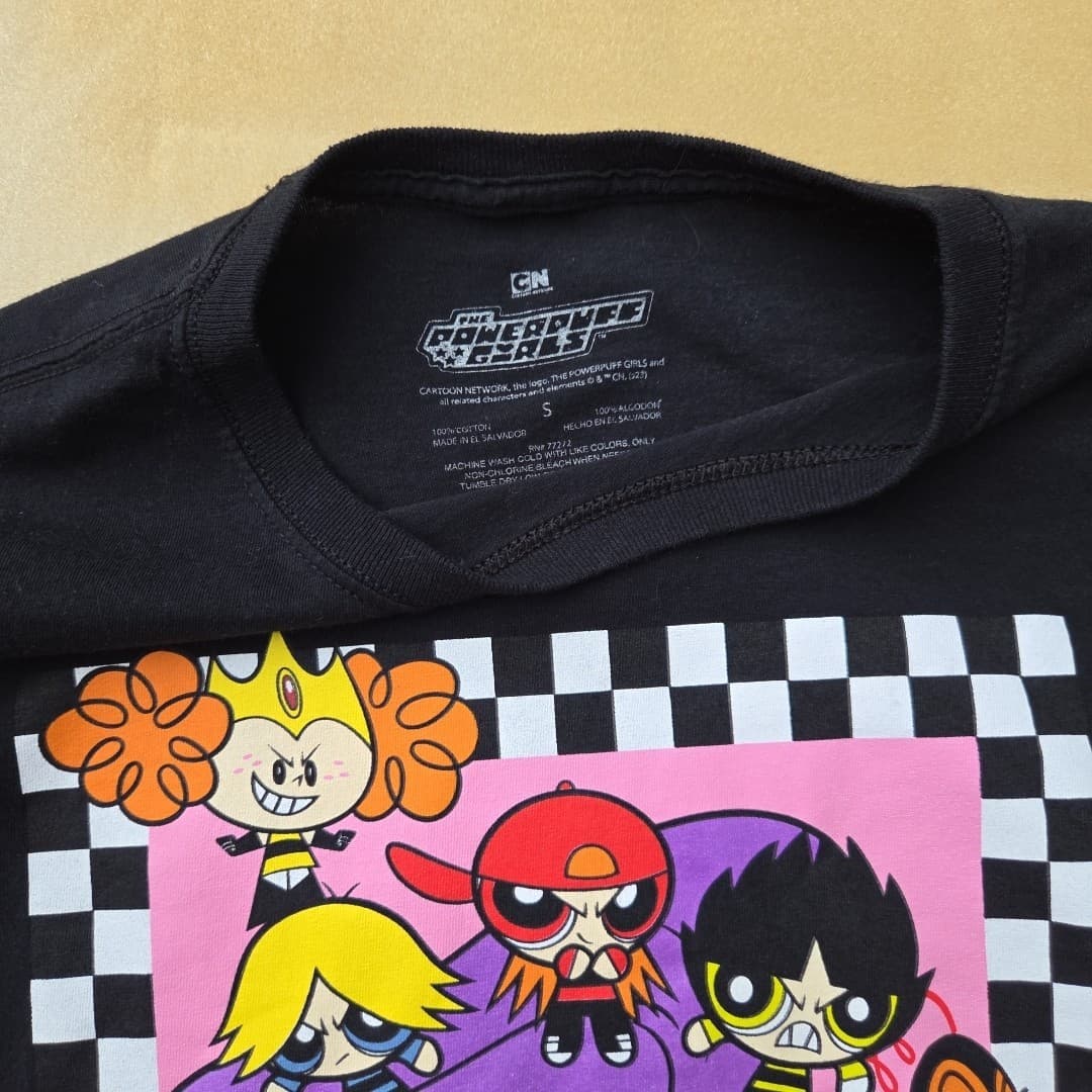 Powerpuff Girls Villains Black T-Shirt Size S - Thumbnail 2