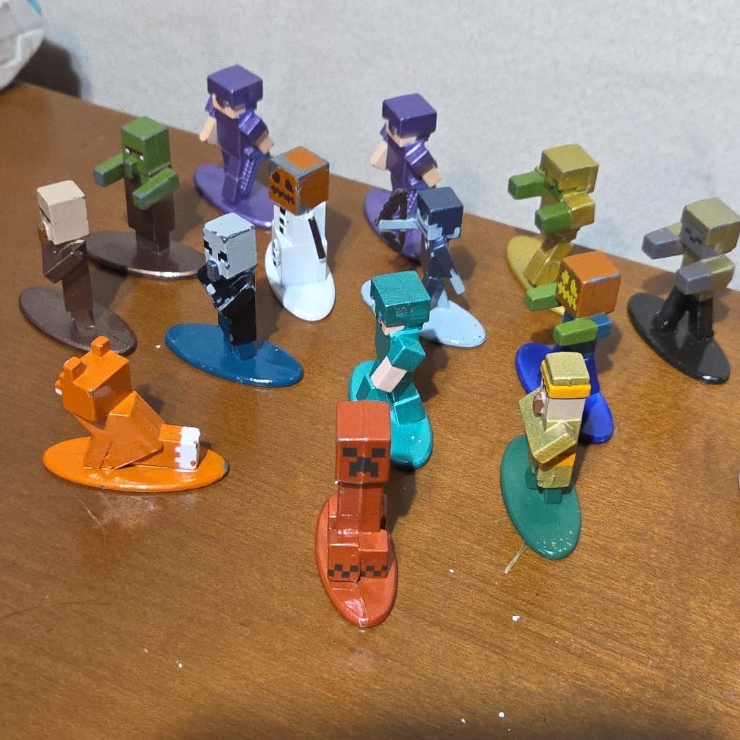 Minecraft Nano Metal Figs Die Cast Jada Lot Of 15 - Thumbnail 10