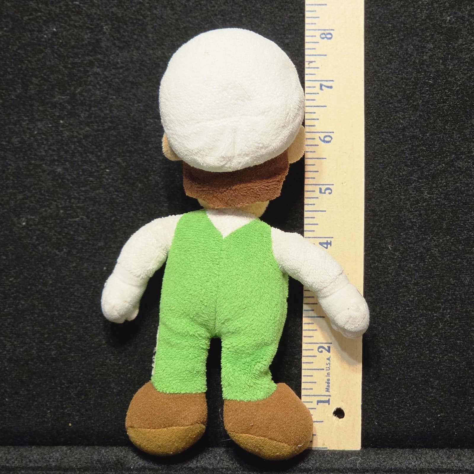 Nintendo Super Mario Brothers Fire Luigi Plush Toy Stuffed Animal - Thumbnail 2