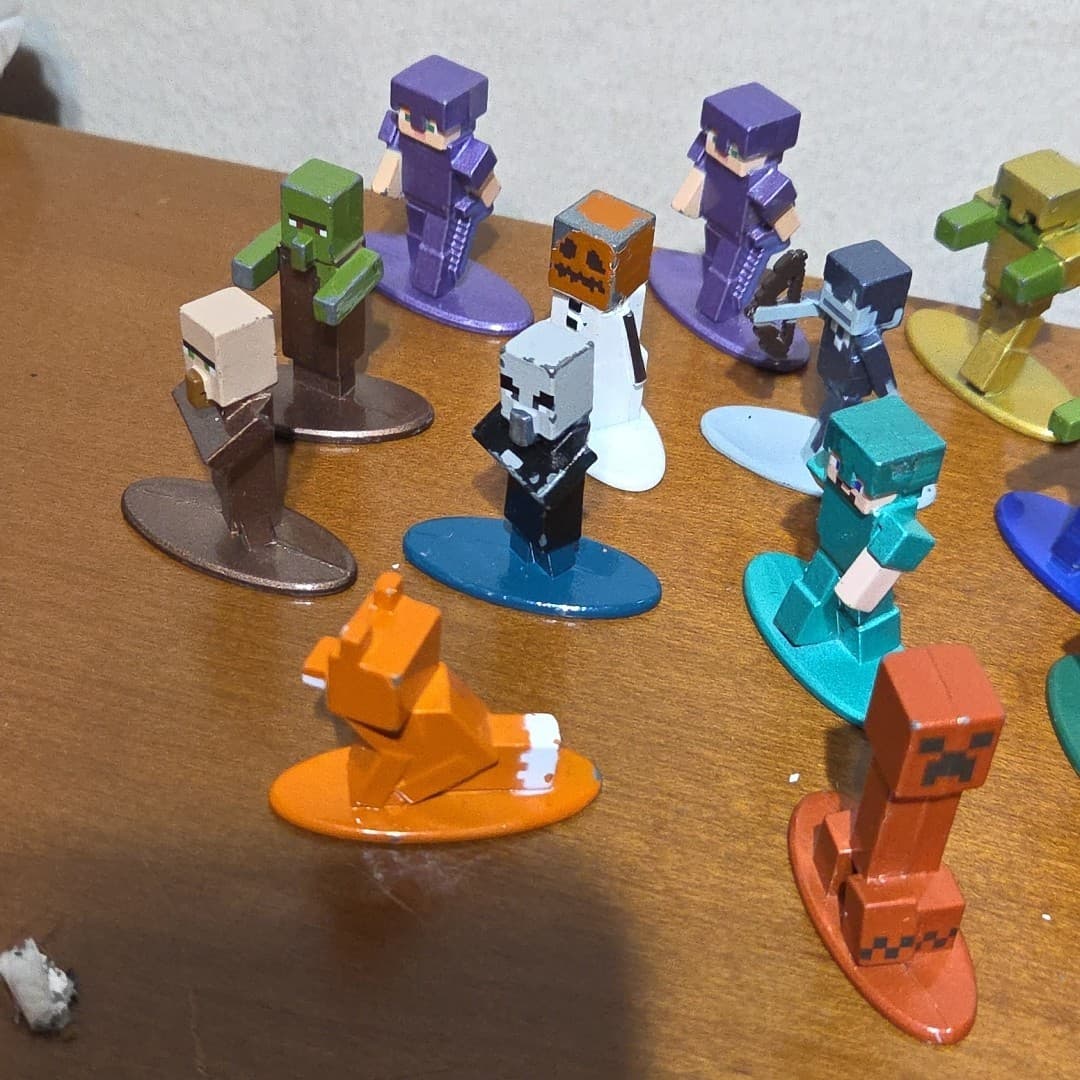 Minecraft Nano Metal Figs Die Cast Jada Lot Of 15 - Thumbnail 12