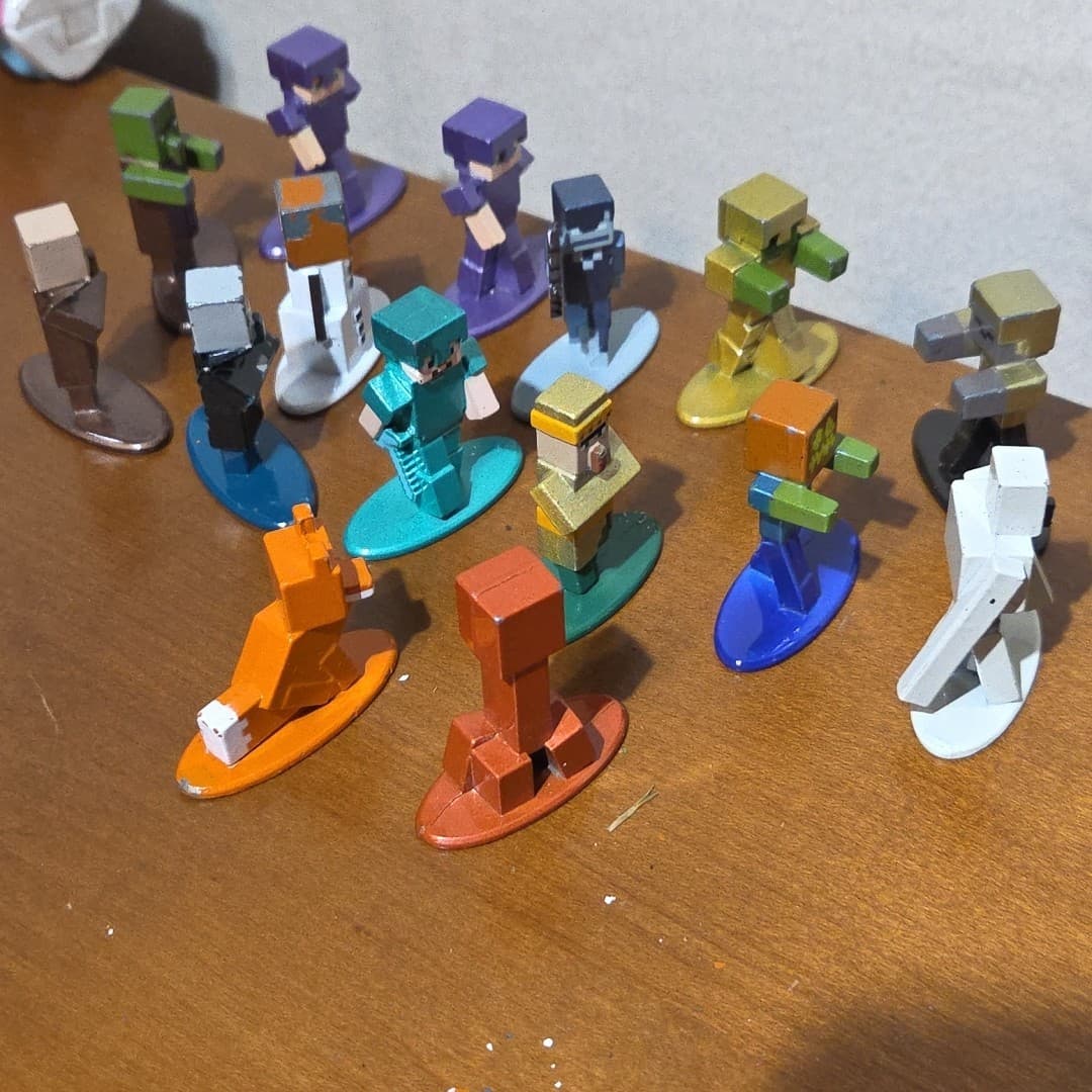Minecraft Nano Metal Figs Die Cast Jada Lot Of 15 - Thumbnail 13
