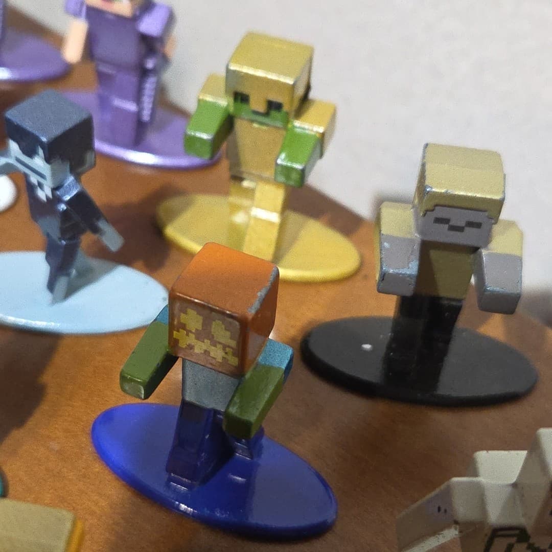Minecraft Nano Metal Figs Die Cast Jada Lot Of 15 - Thumbnail 7
