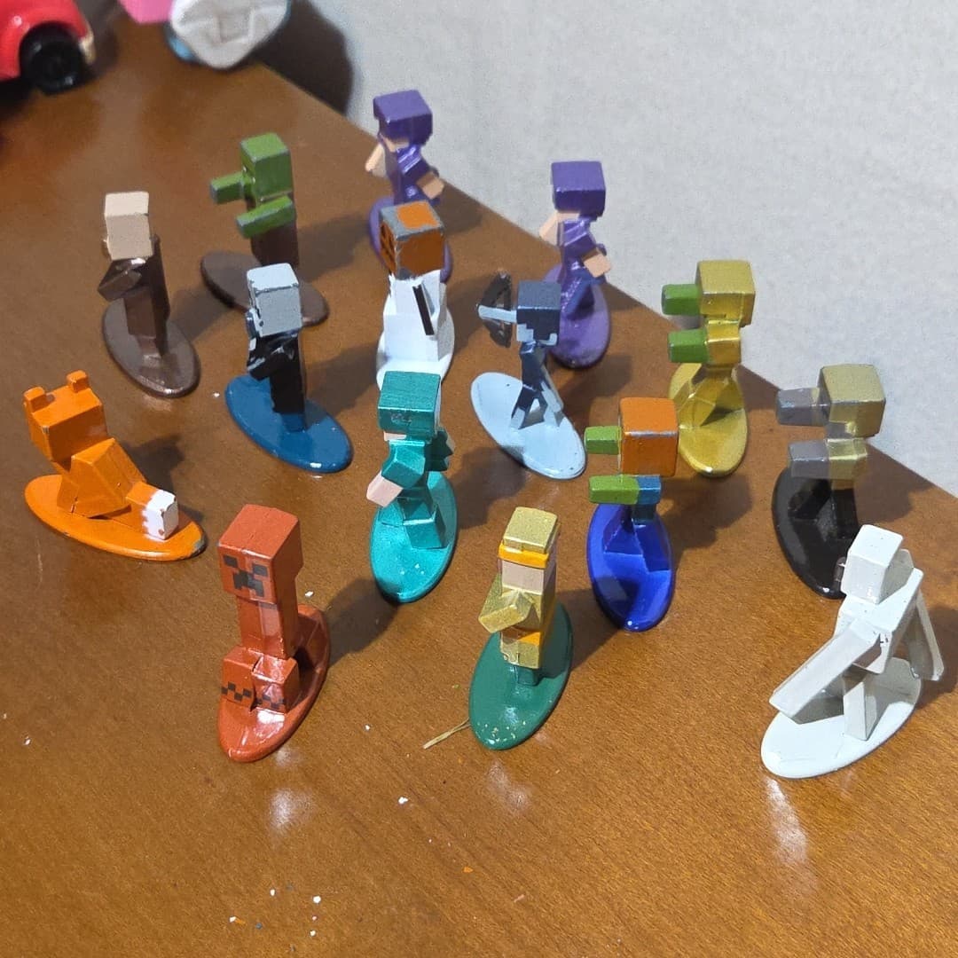 Minecraft Nano Metal Figs Die Cast Jada Lot Of 15 - Thumbnail 9